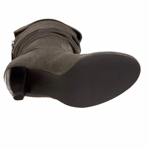 STEVE MADDEN Denvur Gray Suede Boots. Vintage Y2K - Picture 3 of 4